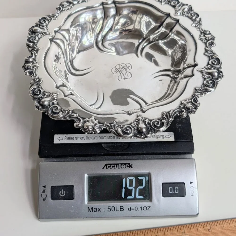 Meriden Britannia Company Sterling Silver Foliate Scrolls Art Nouveau Bowl 8.5" - Picture 12 of 12